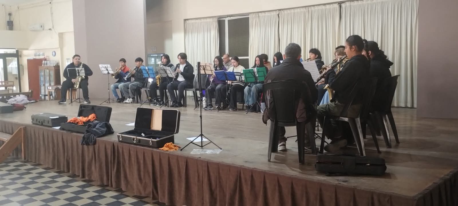 ¡Talento termal en crecimiento! Así se preparan los chicos de la Orquesta Municipal.