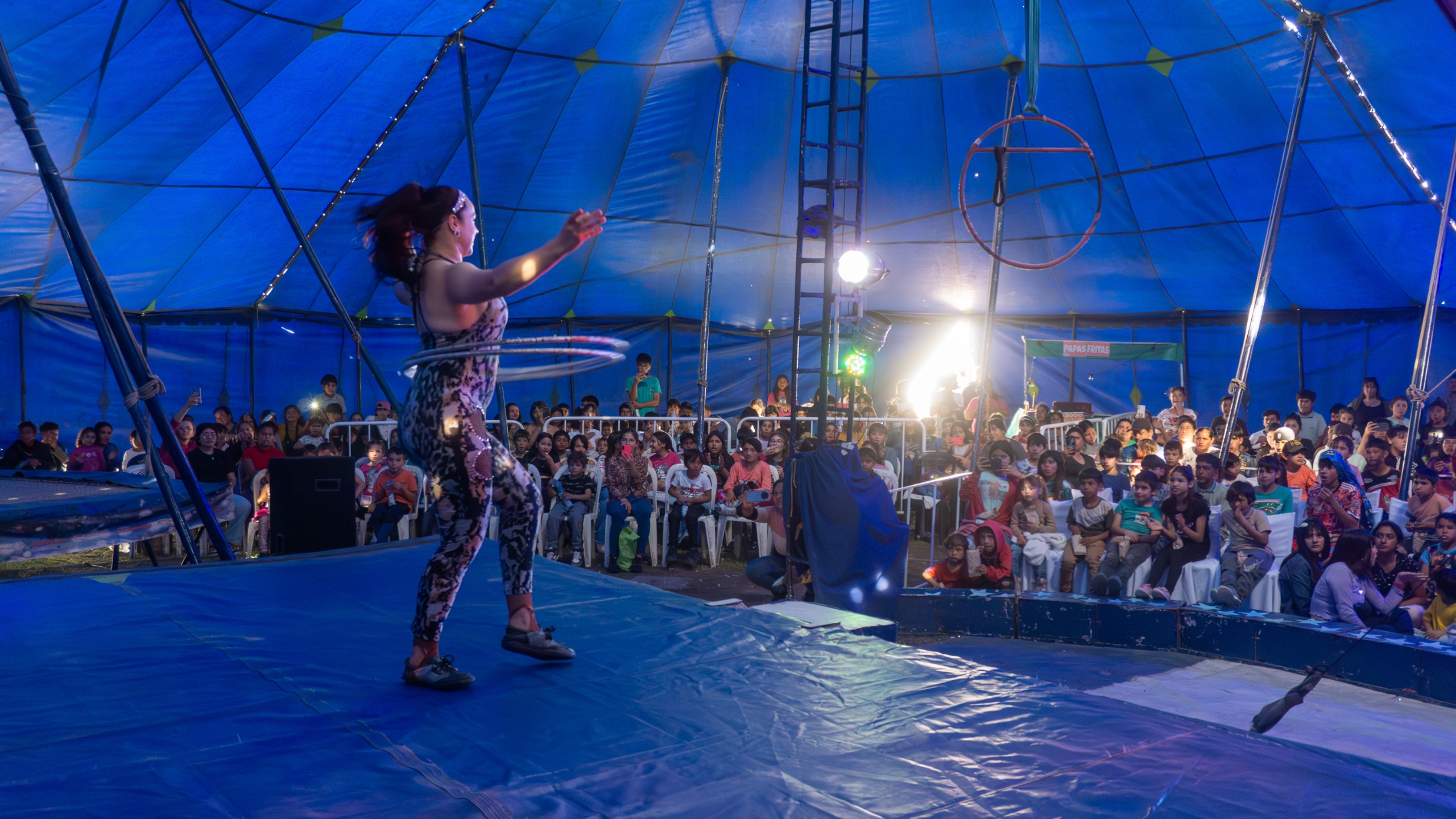 Los chicos de los comedores y merenderos de la ciudad disfrutaron del circo