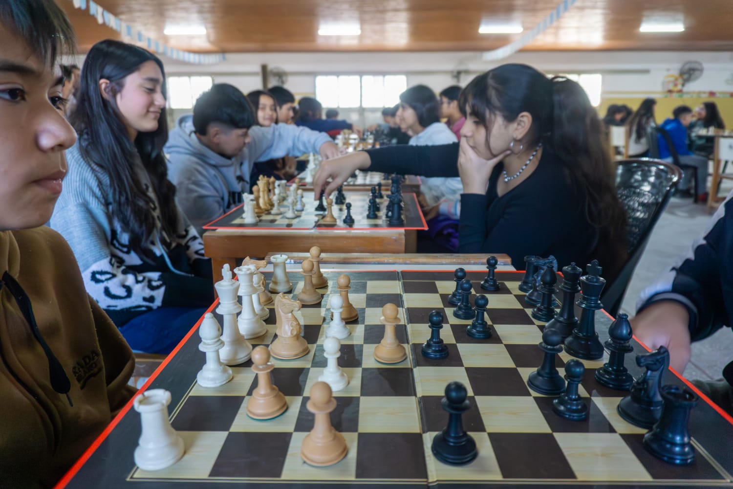 Torneo de Ajedrez Escolar en la escuela n° 990