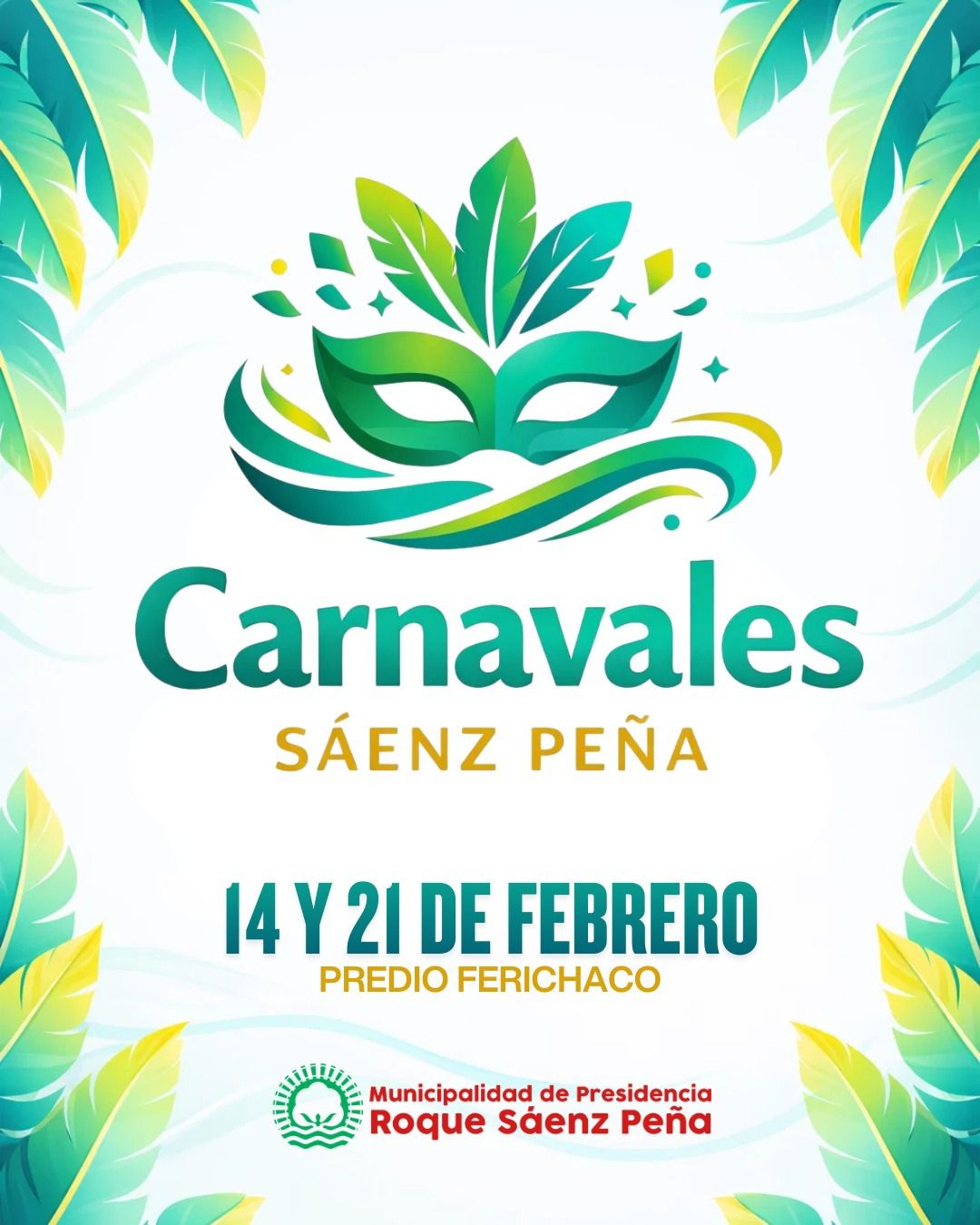Sáenz Peña vivirá dos noches a puro ritmo y color con los Carnavales 2026.