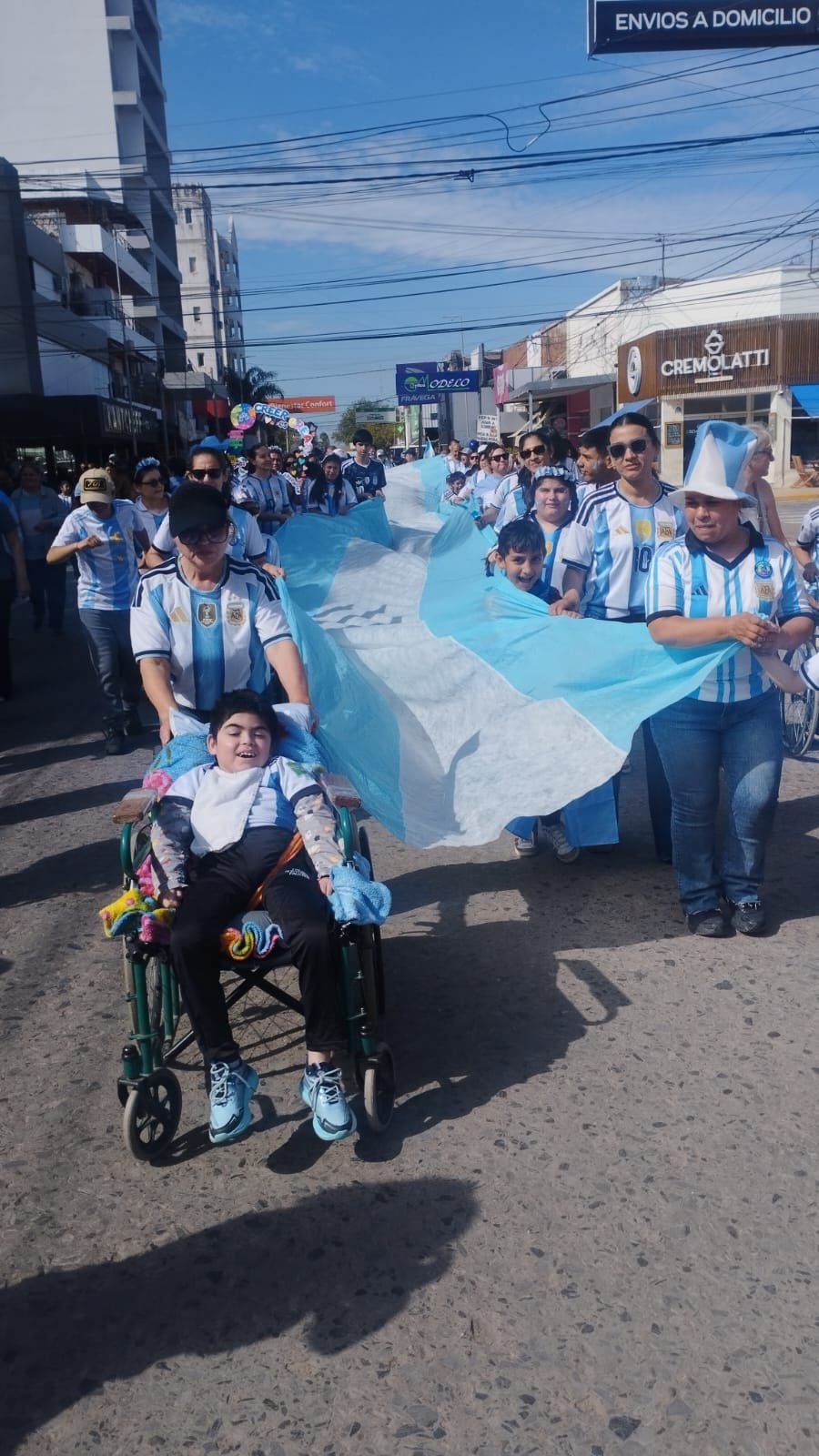 Sáenz Peña cerró el mes de la educación especial con la caminata inclusiva