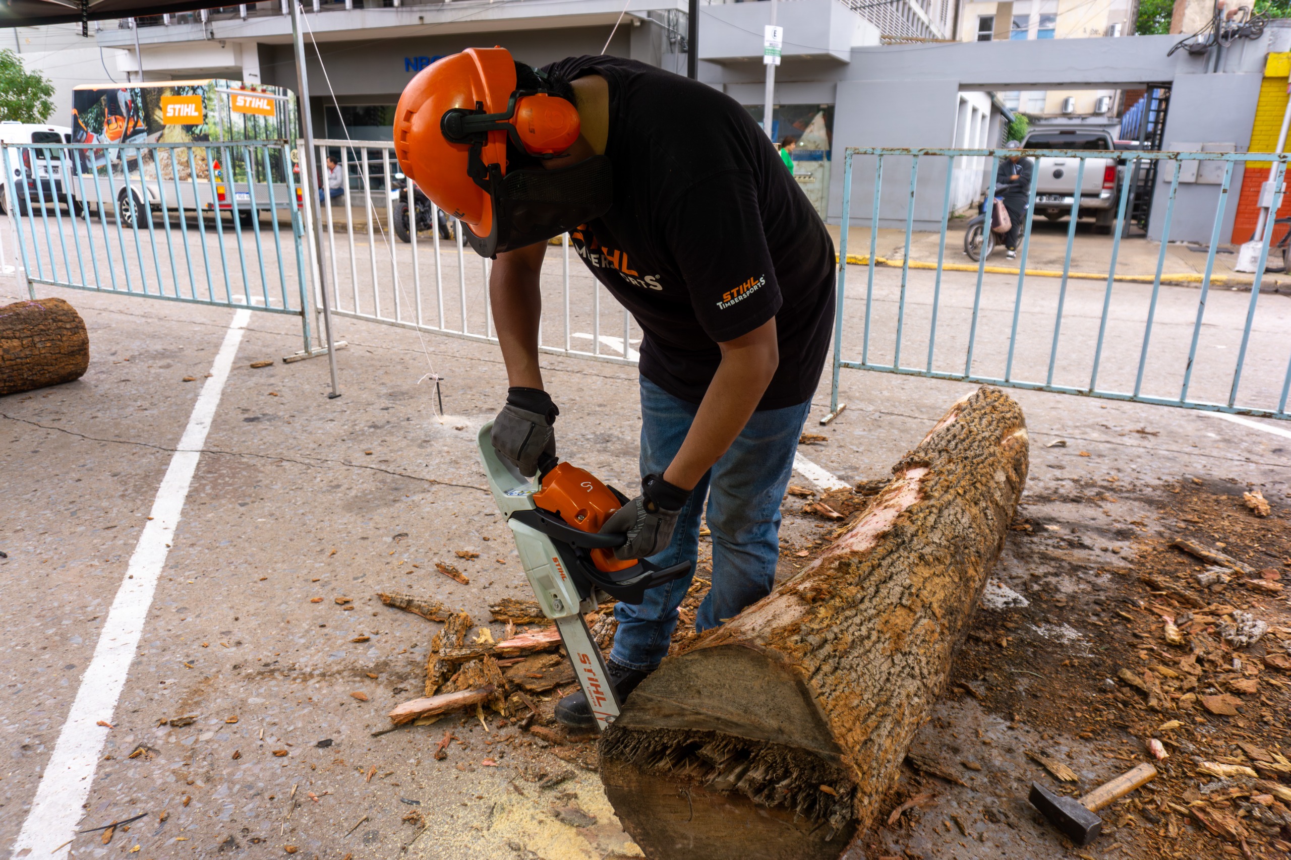 Comenzó el "7° Encuentro Internacional de Escultores" en Sáenz Peña