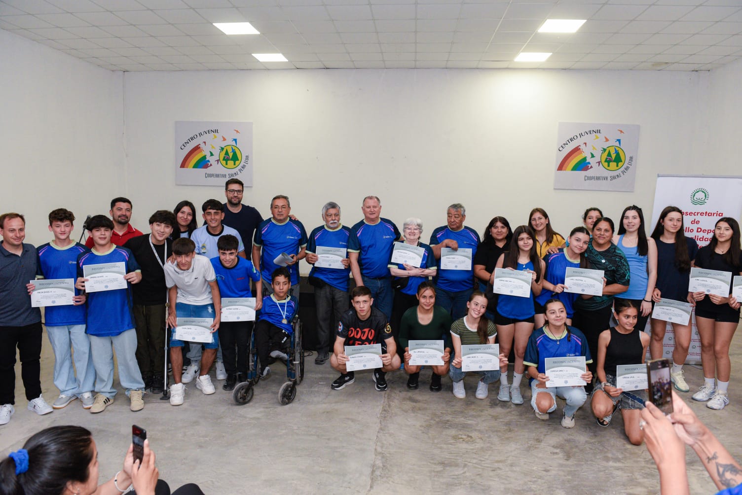 El Municipio distinguió a los deportistas que participaron en Los Juegos Nacionales Evita