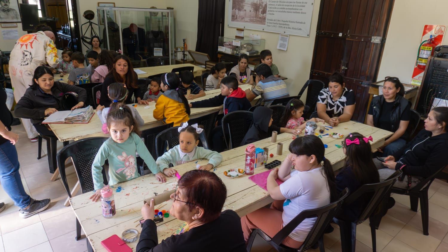Vacaciones de invierno en Sáenz Peña: Se realizó el taller de arte en el Museo de la Fundación