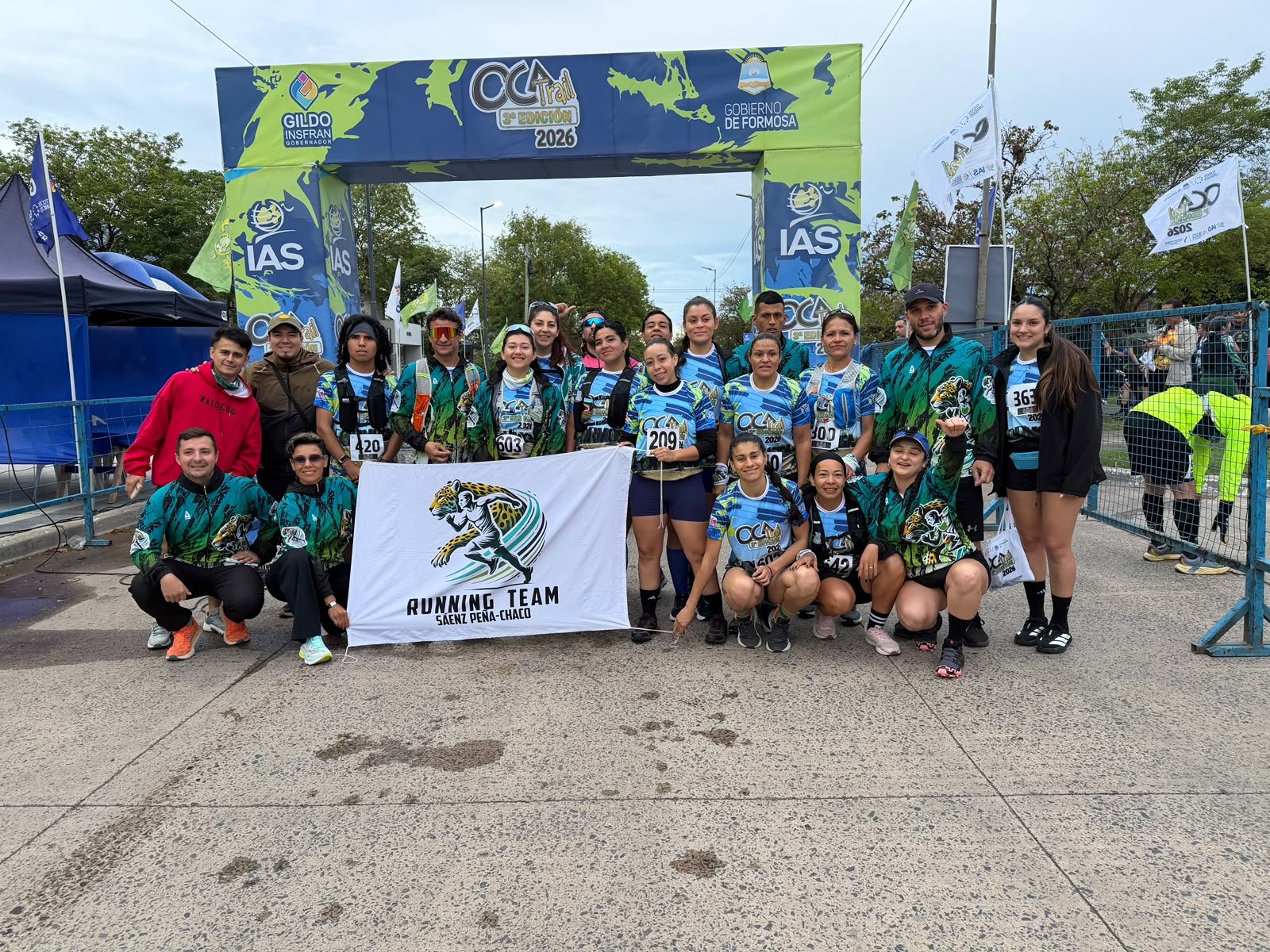 El equipo de running del Polideportivo Municipal participó de la 3° edición del Oca Trail 2026 en Formosa