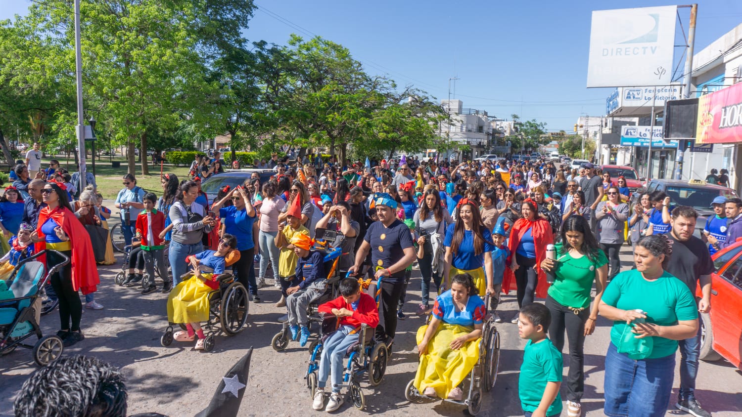 Sáenz Peña cerró el mes de la educación especial con una gran caminata inclusiva