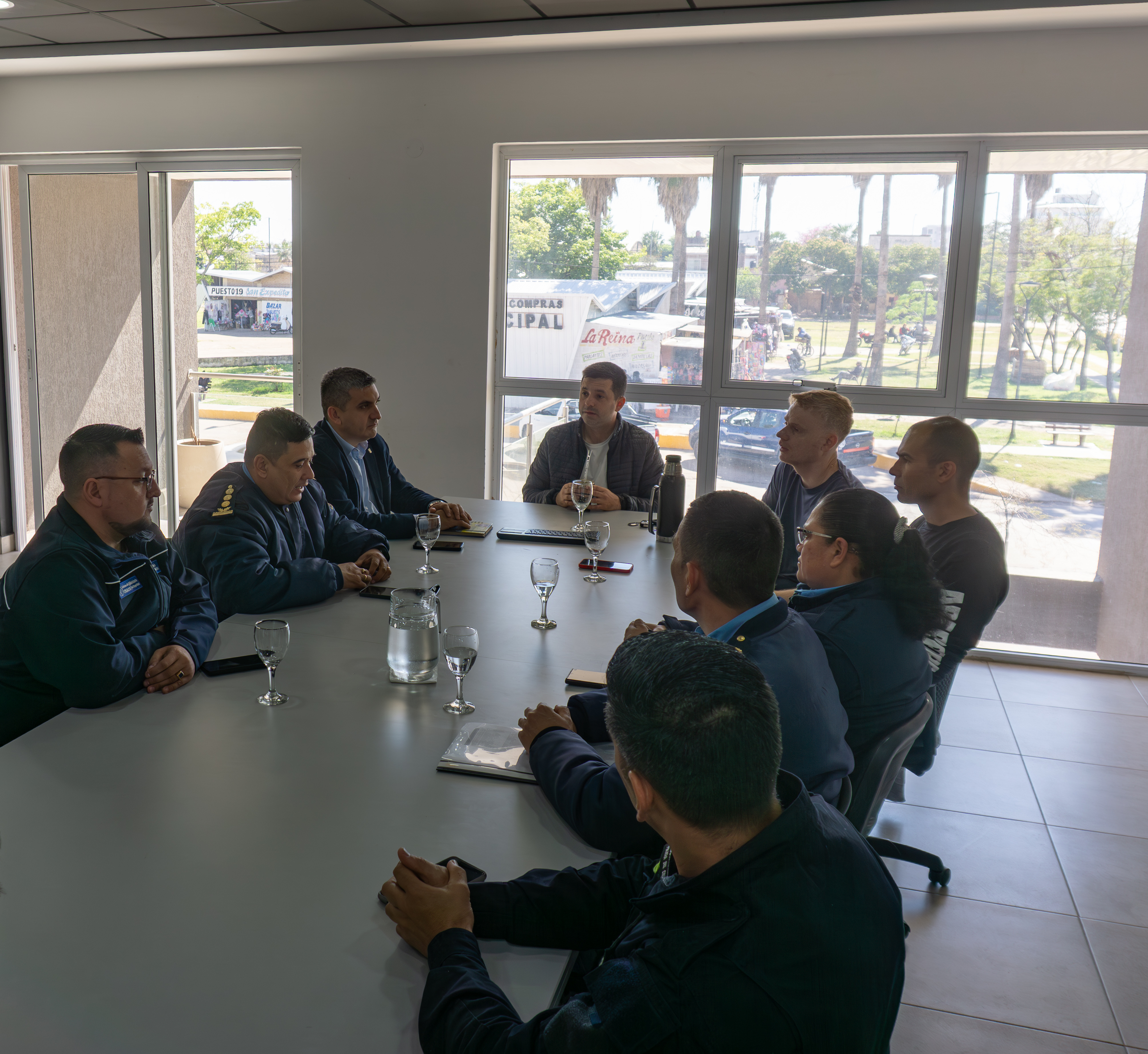 El intendente Bruno Cipolini recibió a las nuevas autoridades de Zona Interior Sáenz Peña de la Policía