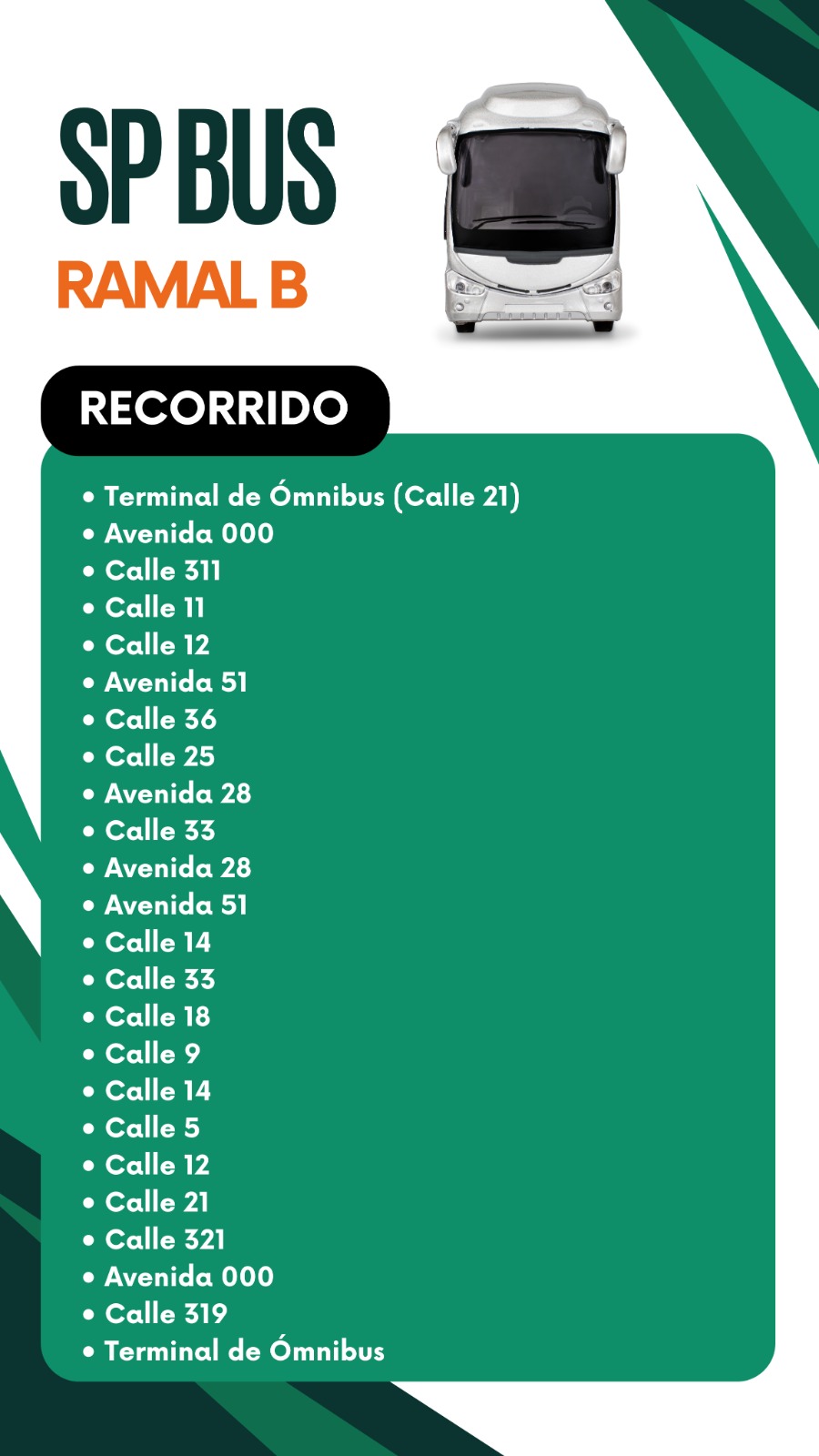 El Sistema Municipal de Transporte Público de Pasajeros incorporó un nuevo  ramal y amplió los recorridos