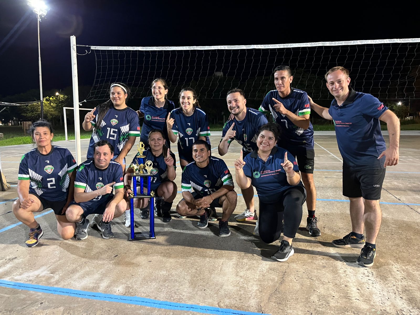 El Polideportivo Campeón del Torneo Municipal de Vóley