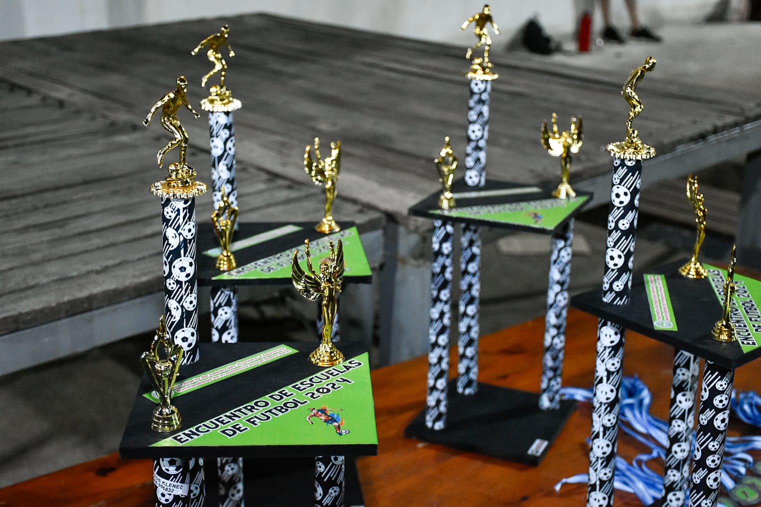 Las escuelitas de fútbol recreativo cerraron el año en el polideportivo