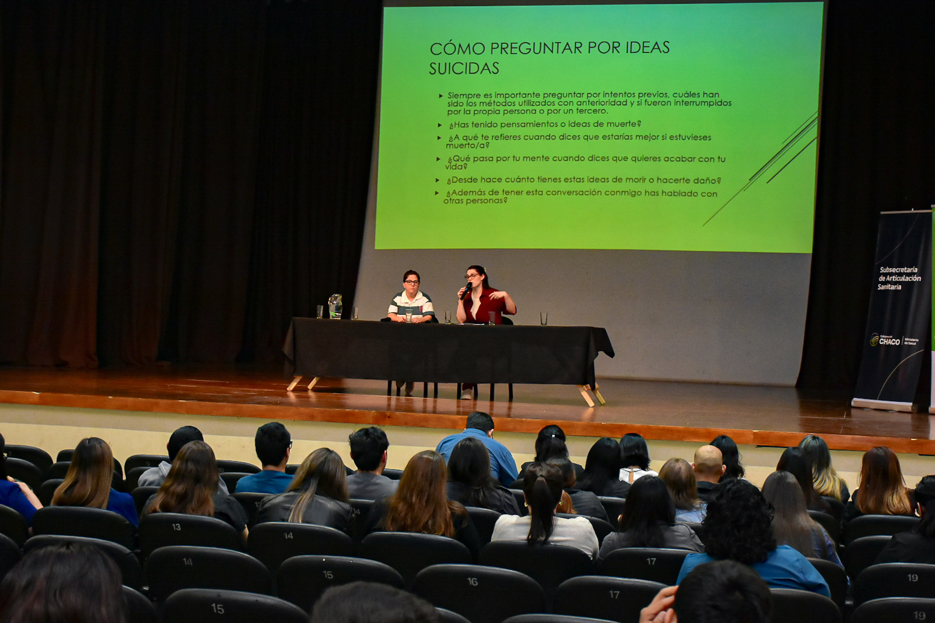 Se realizó la jornada sobre prevención del suicidio "Cambiando la Narrativa"