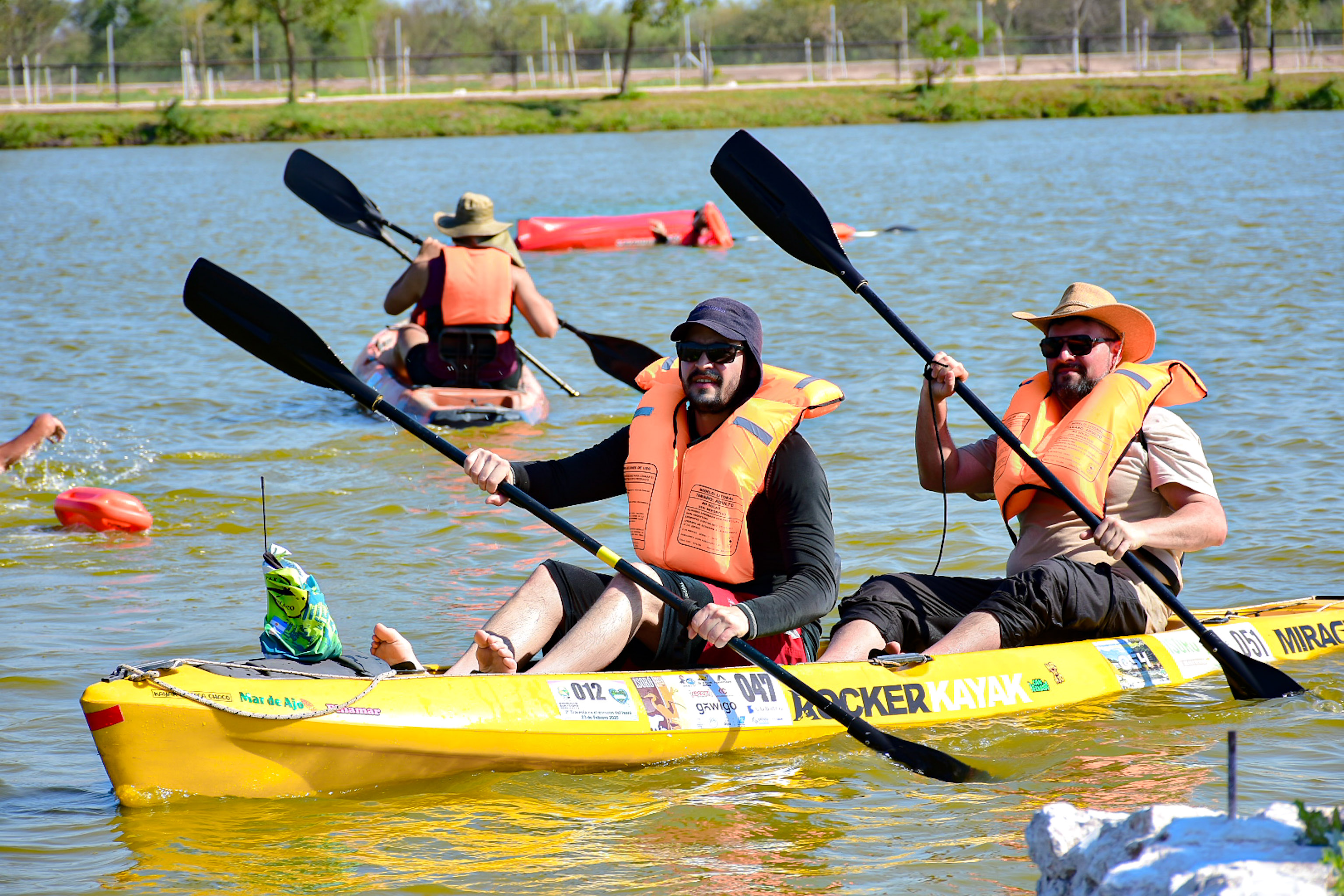 Se realizó la jornada de kayakismo en el Complejo Ecológico Municipal