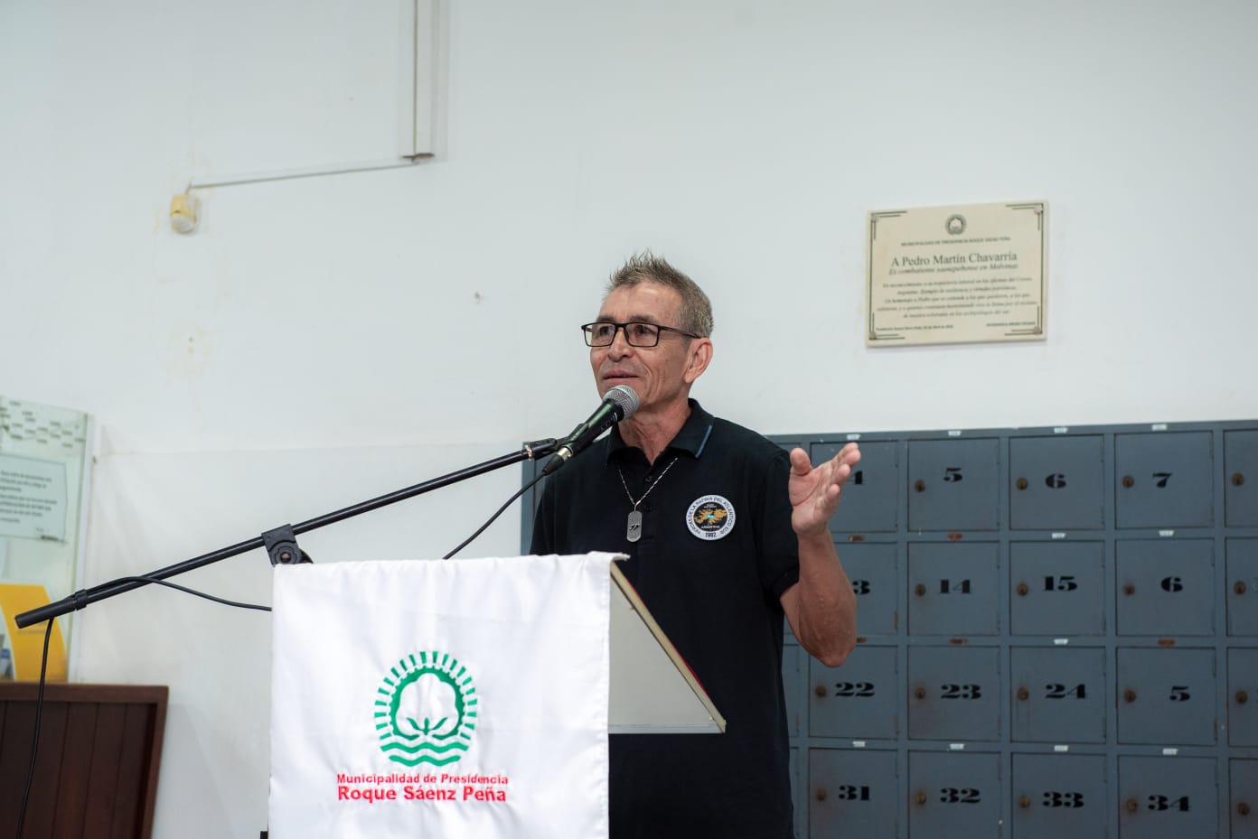 El municipio reconoció al ex combatiente saenzpeñense Pedro Martín Chavarría