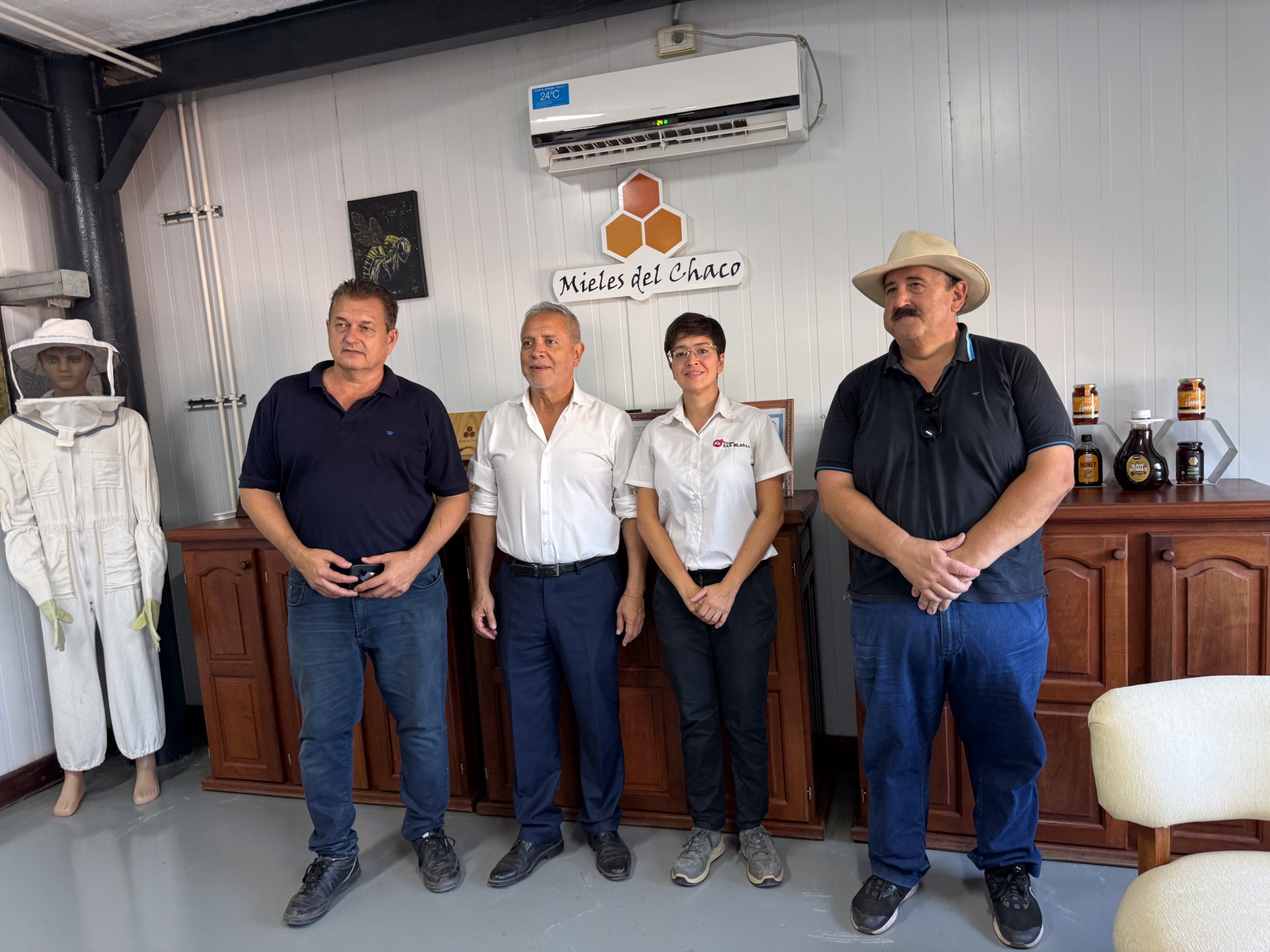 El ministro de Producción de Jujuy recorrió el Parque Industrial de Sáenz Peña