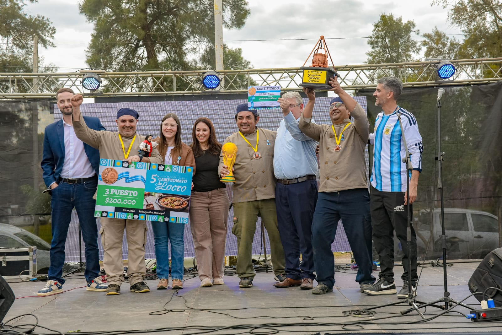 Cristian Segovia ganó el 5.º Campeonato del Locro Sáenzpeñense